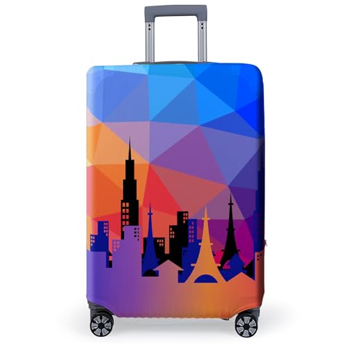 ICOSY Luggage Suitcase Covers - Elastic Cover Protectors, Scratch Resistant Travel Essentials Fits 18-32 Inch Luggage
