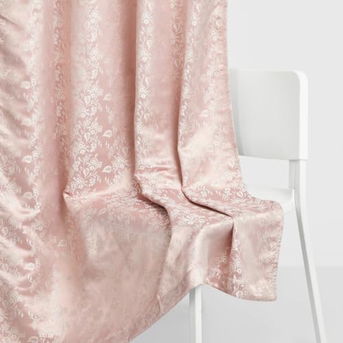 Image of haus & kinder Jacquard Window Curtains 5 Feet Long Pack of 1 Window Curtain, 5 Feet Curtains for Window (Spring Trellis, Beige 130x152 CM)