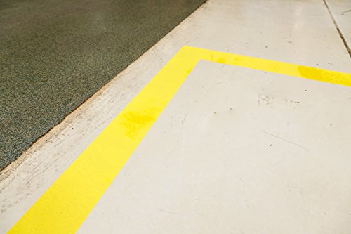 Pochoir ligne pointillée sol Brady B519 évite bavures peinture entrepôt