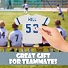 Attatoy Sports Kids’ Wooden Craft Kit (Party-Pack); Sport Jersey Decorating Art Painting Set w/ 25 Sports Shirt Cutouts #3