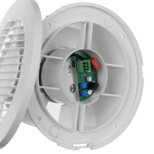 EUROPLAST Ø 125mm Aspiratore Bagno con Timer e