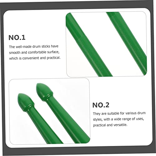 Baquetas para batería con punta doble de nylon miniatura 4