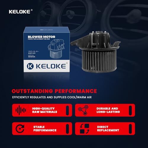 Image of KELOKE HVAC Heater Blower Motor Fan Compatible with Ford F-150 2009-2014, Expedition 2009-2017 & Lincoln Navigator 2009-2017, Replace# 700237 AL1Z19805A PM9364