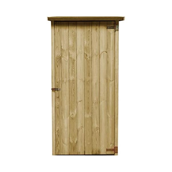 FAMIROSA Garten-Geräteschuppen Kiefernholz Imprägniert 88x76x175 cm – Bild 4