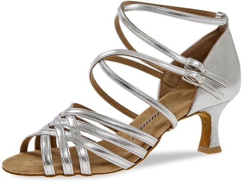 Chaussures de danse Diamant fabriquées en Allemagne en coloris argent éclatant