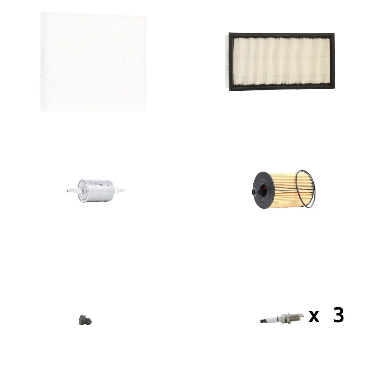 RIDEX 4682P8415 Kit de servicio con juntas Gasolina