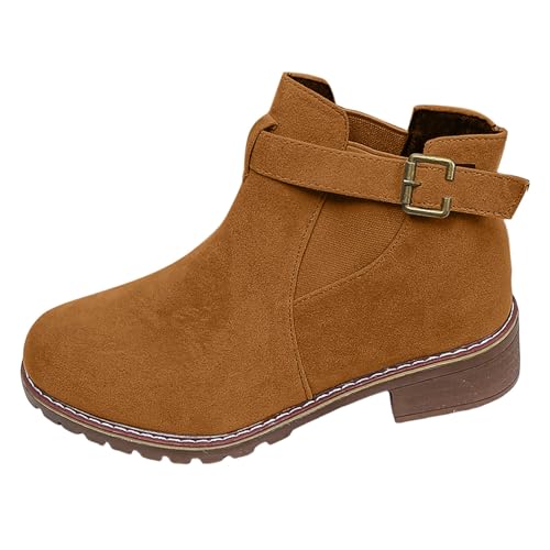 Bottes au-dessus du genou élégantes en couleur unie avec boucle