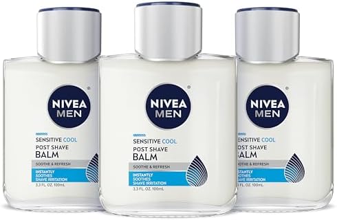 Amazon.com: NIVEA MEN Sensitive Cool Post Shave Balm, Enriched with ...