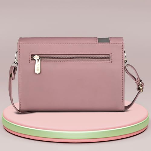 Image of ALSU Women's trendy Sling Bag | handbag | purse | crossbody bag| deattachable straps | adjustable straps |card slots side bag| phone pocket