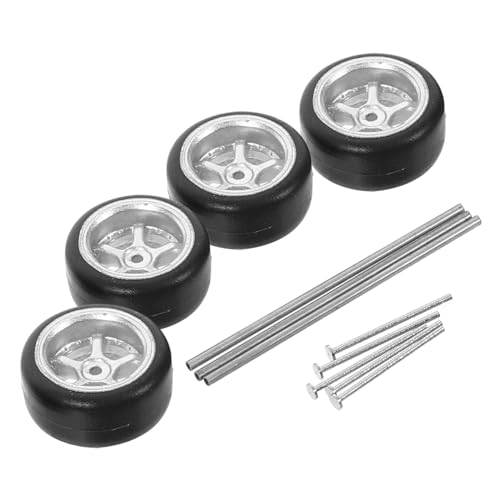 UPKOCH Pneumatici in Gomma per Auto Rc da Corsa di Parti di Ricambio per Veicolo Giocattolo in Scala Giocattolo Fai da Te