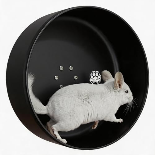 15 Chinchilla Exercise Wheel for Cage (Black)