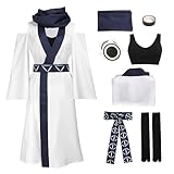 DAZCOS Women Cosplay Costume Set Adult US Size Robe and Scarf Kimono Outfit with belt(X-Small)