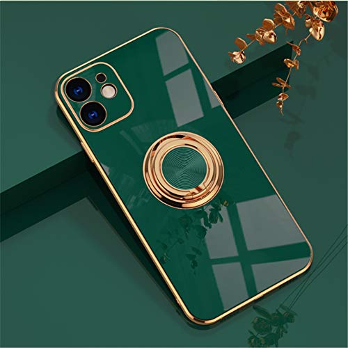 EYZUTAK Electroplated Magnetic Ring Holder Case