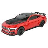 Taiyo: Ford Mustang GTD Dark Horse RC - Red - 1:22 Scale Car, 2.4Ghz Remote Controlled Vehicle, Controller, Battery Operated Sports Car, Licensed