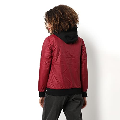 Image of Campus Sutra Women Polyester Standard Length Jacket