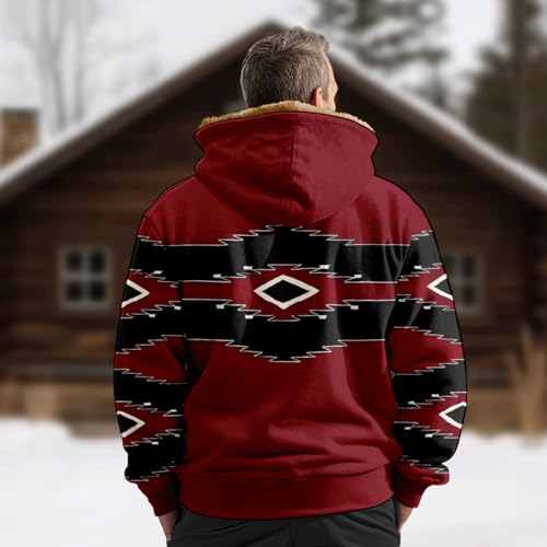 Chaqueta de invierno REPALY sudadera con capucha 5XL forro polar sherpa para evitar el frío intenso 3