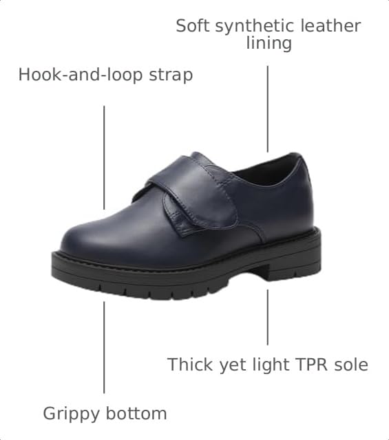 Image of DREAM PAIRS Boys' Uniform & School Shoes Dress Slip-On Loafers Casual Flat Shoes (Toddler /Little Kid /Big Kid)