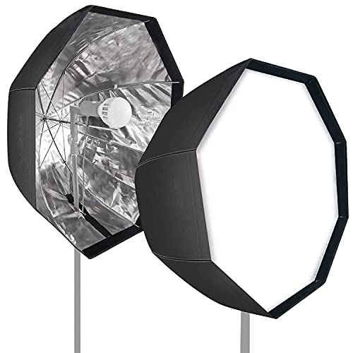 Limostudio 32 Inch Diameter Octagon Umbrella Softbox Reflector, White Soft Lighting Diffuser Cover And Carrying Bag, Agg2355 #TOP1
