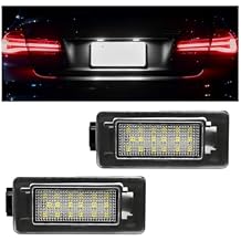 2PCS Car LED License Plate Light, High Bright Vehicle Rear Tag Lamp Assembly Replacement, Automotive LED License Plate Lighting Kit, Compatible with Serena Sentra Altima