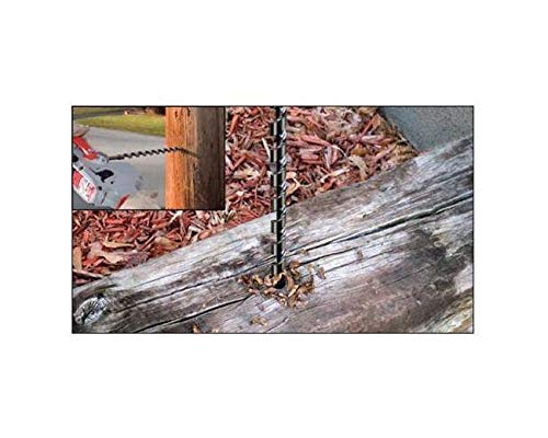 Wood Owl 24" Long Deep Cut Utility Ship Auger Boring Bits Single Flute Single Spur PTFE Coated (11/16" x 24" 01008)