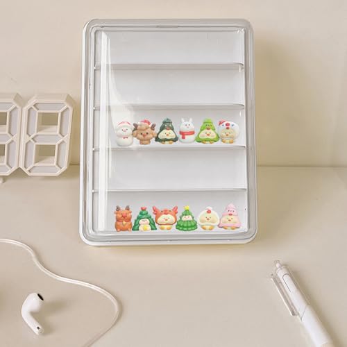Caja expositora de figuras pequeña y sofisticada para salón 4