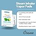Crane Vapor Pads for EE-5948 Cordless Personal Steam Inhaler, White, 12 Count (Pack of 1)
