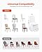 VEVOR 100 Pcs White Chair Covers Polyester Spandex Chair Cover Stretch Slipcovers for Wedding Party Dining Banquet Flat-Front Chair Covers