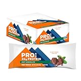 PROBAR - PROTEIN Bar, Mint Chocolate, Non-GMO, Gluten-Free, Healthy, Plant-Based, Whole-Food Ingredients, Natural Energy (12 Count)