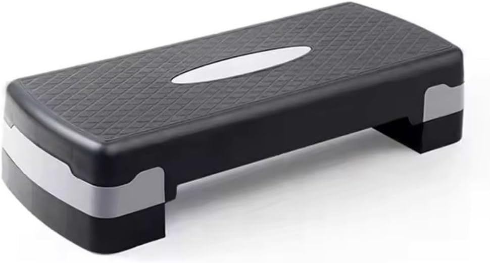 KARAN KING Fitness Stepper for Home & Gym, Cardio, Weights, Yoga, Workout – Adjustable 2 Step Level Heights (10,15 cm) – Perfect Equipment Accessory Set for Fitness Routines