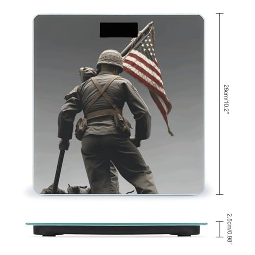 Báscula digital para baño de vidrio templado 400 lb miniatura 2