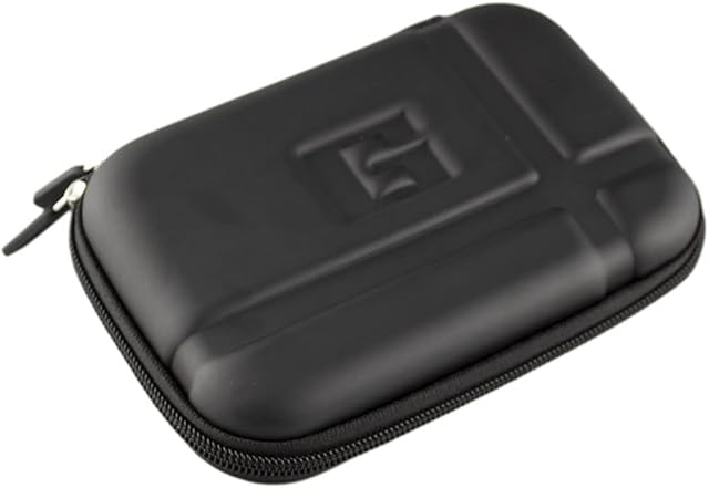 caseroxx Torba GPS do Garmin Zumo XT, (torba GPS z zamkiem błyskawicznym i gumowym ściągaczem w kolorze czarnym), czarny, entsprechend Gerät