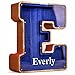 Summidate Customized Name Large Wooden Piggy Bank for Kids Boys Girls Alphabets Letter A-Z Coins Bills Money Change Bank Box Initial on Clear Cover (Laser Engraved) (Alphabet-H, Personalized-9