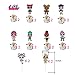 22 Pcs LOL Cake Topper,LOL Happy Birthday Party Supplies Cupcake Topper,Pink Cake Decorations for Bday Theme Party