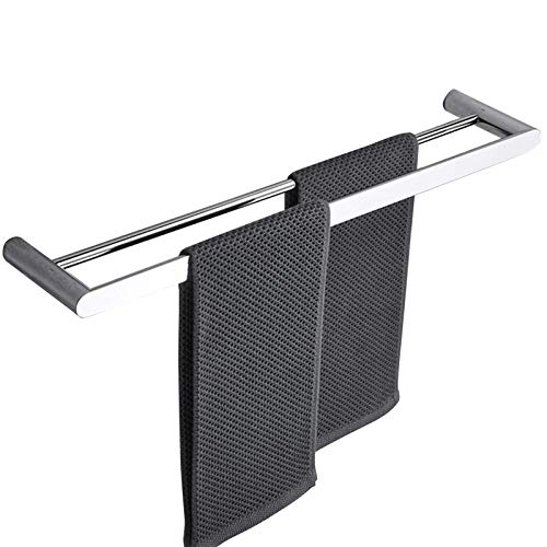 Barre de serviette pour salle de bain support mural en acier inoxydable LWX