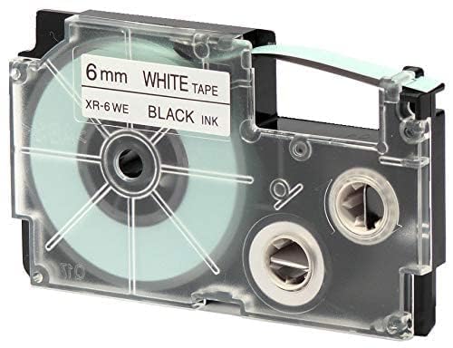 Image of Casio XR-9WER1-EZ Label Printer Tape (Red and White)