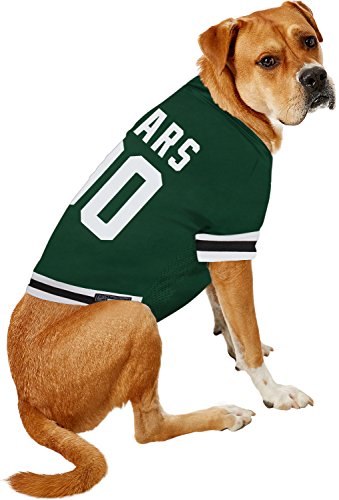 Image of NHL Dallas Stars Jersey for Dogs & Cats, Large. - Let Your Pet be a Real NHL Fan!
