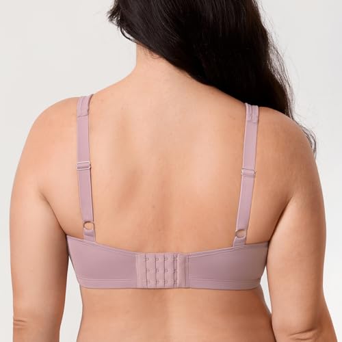 Image of DELIMIRA Women's Minimizer Plus Size Underwire Bras | Smooth, Full Coverage, Seamless, Tshirt Bra