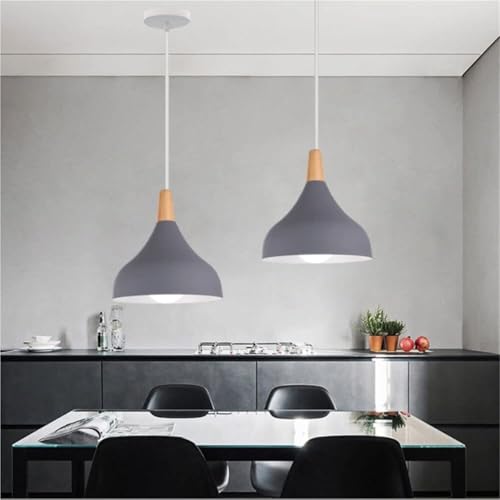 Lámpara colgante industrial E27 de techo regulable para comedor 5