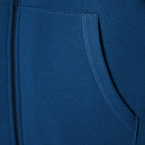 Amazon Essentials Men's Sherpa Lined Full-Zip Hooded Fleece Sweatshirt, Dark Teal, Medium