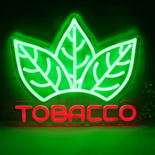 Image of Smoke Shop Neon Sign for Tobacco Store Advertisement,Man Cave Light,Home Bar or Garage Decor,Vibes Light for Pub,Smoking Lounge,5V USB Powered.