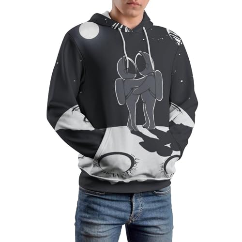 Sweat à capuche espace planète au design galactique unique marque UMENG - 6