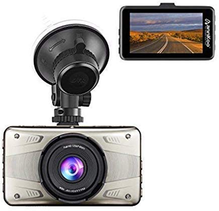 Dash Cam - ANNKOO AD02 3.0" Screen Full HD Display 1080P 1296P 170° Wide Angle HDR Dashboard Camera Car DVR Vehicle with Parking Monitoring, G-Sensor, WDR, Loop Recording，Metal Case