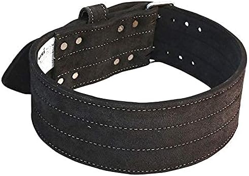 USI ユニバーサル パワーリフティングベルト 790PL (ライト6mm厚 ブラック L) ウェイトリフティングベルト 男女兼用 ウェイトリフティング 競技用 ワークアウト トレーニング ウェイトサポートベルト 厚手のレザー製