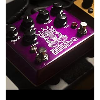 StewMac Two Kings Kit de pédale Boost avec boîtier nu, batterie 9 V et alimentation en courant continu, basé sur le roi du ton – Image 2