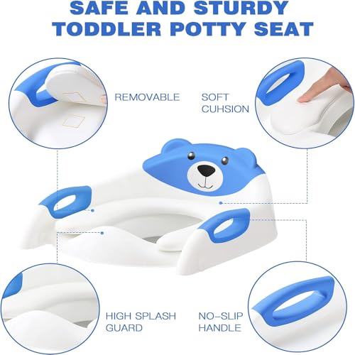 image for Potty Training Seat ，SKYROKU Potty Training Toilet with Step Stool L