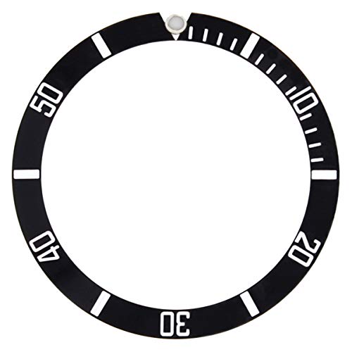 Bezel Insert Aluminum Compatible with Rolex Submariner Black 16613 Watch
