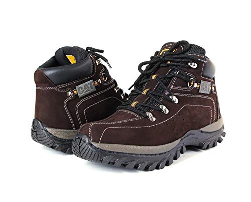 Bota Caterpillar de couro carteira cinto envio já (44)
