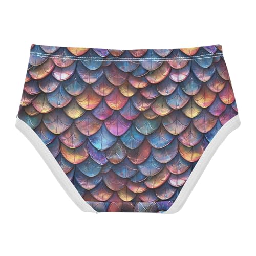 Dragon Scales Colorful Toddler Girls's Underwear 2T 202b27702