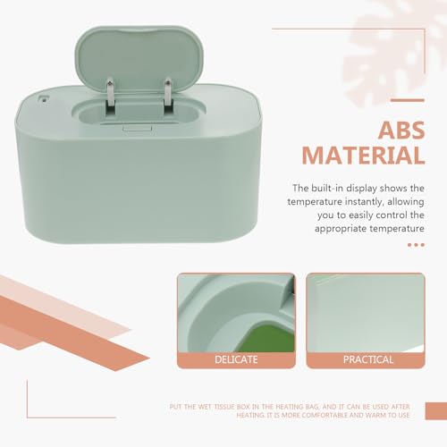 Chauffe-lingettes pour bébé USB en plastique vert à usage multifonction