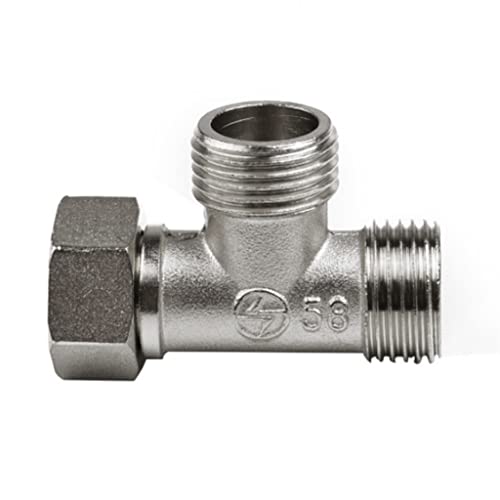 Adaptateur valve cuivre 4 points pour douchette de bain